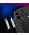 Choetech PD6028 EU / US / AUS / UK travel adapter 2x USB-C 2x USB-A 100W - black