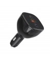Choetech TC0024 car charger 160W 2x USB-C PD 3.1 1x USB-A - black
