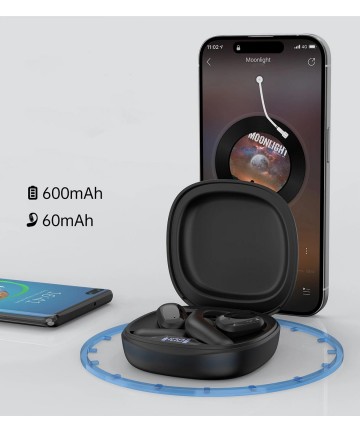 Choetech OWS wireless TWS Bluetooth 5.3 headphones - black