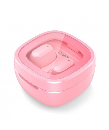 Choetech MEMS wireless TWS Bluetooth 5.3 headphones - pink