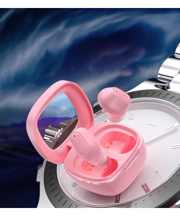 Choetech MEMS wireless TWS Bluetooth 5.3 headphones - pink