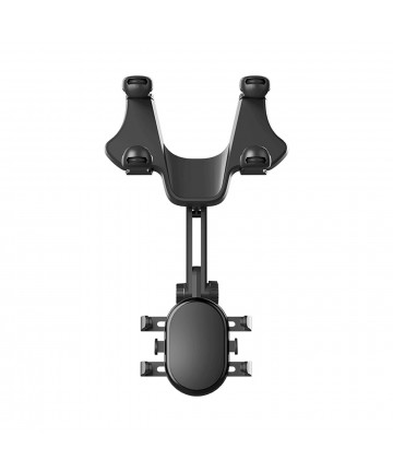 Car Phone Holder for Rearview Mirror - Black