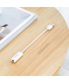 Ugreen US206 30712 USB-A (male) / 3.5 mm mini jack (female) adapter - white