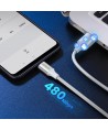 Ugreen US288 60130 USB-A / USB-C QC 3.0 3A Cable 0.5m - White