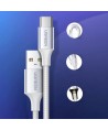 Ugreen US288 60130 USB-A / USB-C QC 3.0 3A Cable 0.5m - White