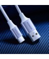 Ugreen US288 60130 USB-A / USB-C QC 3.0 3A Cable 0.5m - White