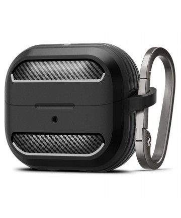 Spigen Rugged Armor Samsung Galaxy Buds 3 / 3 Pro Case - Black