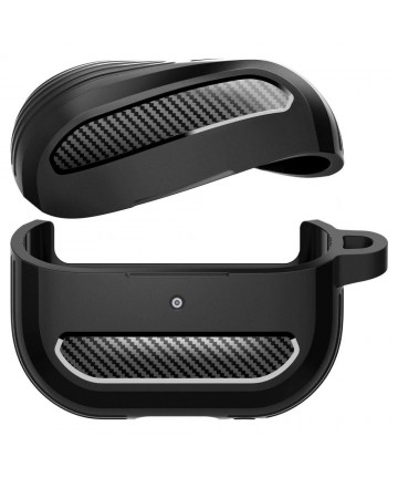 Spigen Rugged Armor Samsung Galaxy Buds 3 / 3 Pro Case - Black