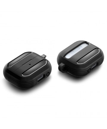 Spigen Rugged Armor Samsung Galaxy Buds 3 / 3 Pro Case - Black