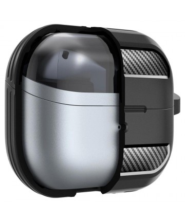 Spigen Rugged Armor Samsung Galaxy Buds 3 / 3 Pro Case - Black