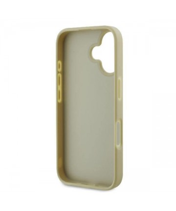Guess Fixed Glitter Big 4G Case for iPhone 16 Plus - Gold