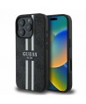 Guess 4G Printed Stripes MagSafe case for iPhone 16 Pro - black