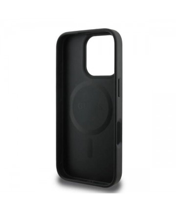 Guess 4G Printed Stripes MagSafe case for iPhone 16 Pro - black