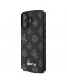 Guess Peony Script MagSafe iPhone 16 Plus Case - Black