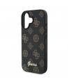 Guess Peony Script MagSafe iPhone 16 Plus Case - Black