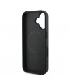Guess Peony Script MagSafe iPhone 16 Plus Case - Black