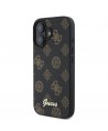 Guess Peony Script MagSafe iPhone 16 Case - Black