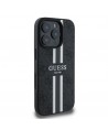 Guess 4G Printed Stripes MagSafe case for iPhone 16 Pro Max - black
