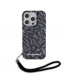 Karl Lagerfeld Zebra With Cord iPhone 15 Pro Max Case - Purple