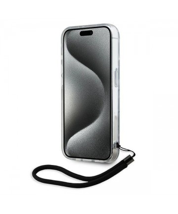 Karl Lagerfeld Zebra With Cord iPhone 15 Pro Max Case - Purple