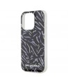 Karl Lagerfeld Zebra With Cord iPhone 15 Pro Max Case - Purple