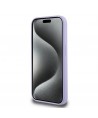 Karl Lagerfeld Silicone Karl&Choupette Heads Ring MagSafe Case for iPhone 15 Pro - Purple