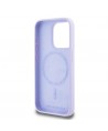 Karl Lagerfeld Silicone Karl&Choupette Heads Ring MagSafe Case for iPhone 15 Pro - Purple
