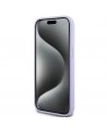 Karl Lagerfeld Silicone Karl&Choupette Heads Ring MagSafe iPhone 15 Case - Purple