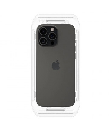 Spigen Glas.tR EZ Fit Privacy Tempered Glass for iPhone 16 Pro / 17 / 17 Pro - 2 pcs.