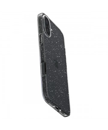 Spigen Liquid Crystal iPhone 16 Plus Case - Clear Glitter