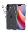Spigen Liquid Crystal iPhone 16 Plus Case - Clear Glitter