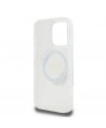 Guess IML Flowers Wreath MagSafe Case for iPhone 16 Pro - Clear