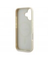Guess Grained Ring MagSafe case for iPhone 16 - beige