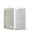 Guess Grained Ring MagSafe case for iPhone 16 - beige