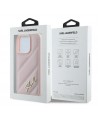 Karl Lagerfeld Quilted Signature iPhone 16 Pro Max Case - Pink