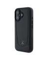 Mercedes Leather Urban iPhone 16 Plus Case - Black