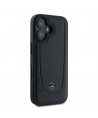Mercedes Leather Urban iPhone 16 Plus Case - Black