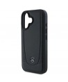Mercedes Leather Urban iPhone 16 Plus Case - Black