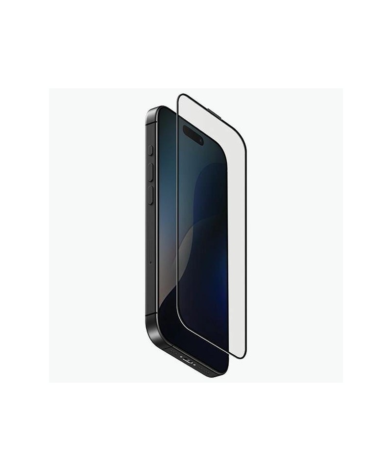 Uniq Optix Vivid tempered glass with applicator for iPhone 16 Pro