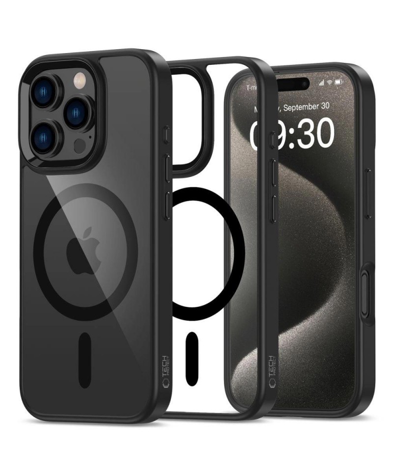Tech-Protect MagMat MagSafe iPhone 16 Pro Case - Clear