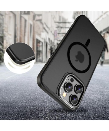 Tech-Protect MagEdge MagSafe iPhone 16 Pro Case - Semi-Transparent