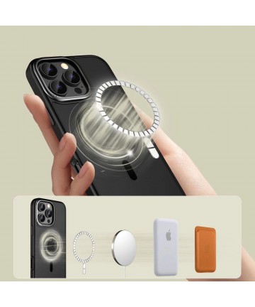 Tech-Protect MagEdge MagSafe iPhone 16 Pro Case - Semi-Transparent