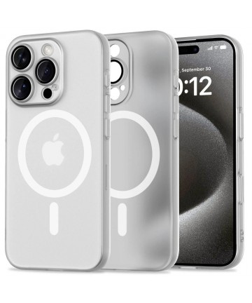 Tech-Protect MagSlim MagSafe Case for iPhone 16 Pro - White