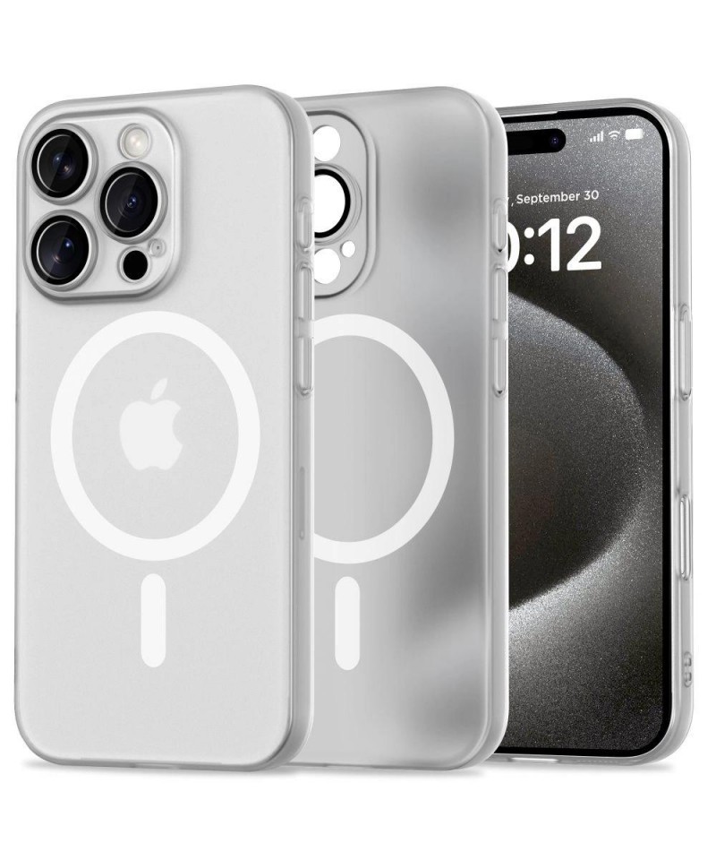 Tech-Protect MagSlim MagSafe Case for iPhone 16 Pro Max - White