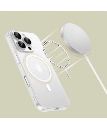 Tech-Protect MagSlim MagSafe Case for iPhone 16 Pro Max - White
