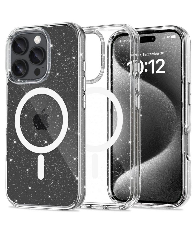 Tech-Protect FlexAir Hybrid MagSafe Case for iPhone 16 Pro - Clear