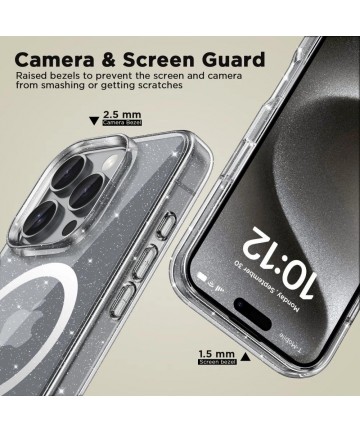 Tech-Protect FlexAir Hybrid MagSafe Case for iPhone 16 Pro - Clear