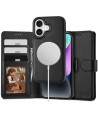 Tech-Protect Wallet MagSafe case with wallet for iPhone 16 - black