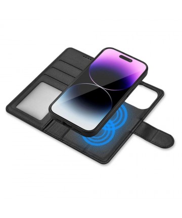 Tech-Protect Wallet MagSafe case with wallet for iPhone 16 Pro - black