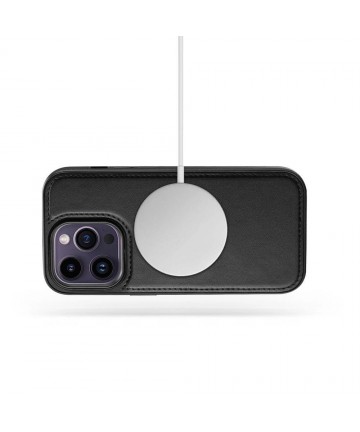 Tech-Protect Wallet MagSafe case with wallet for iPhone 16 Pro - black